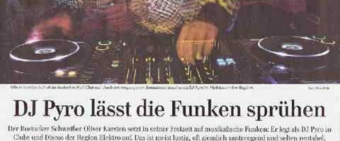 Pyro lässt die Funken Sprühen