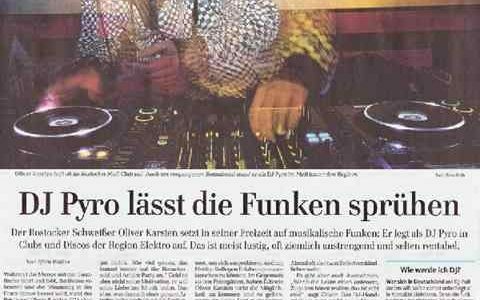 Pyro lässt die Funken Sprühen