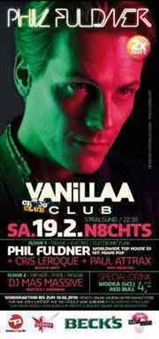Vanilla Club mit Phil Fuldner Flyer