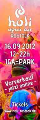 Holi Open Air Rostock Flyer