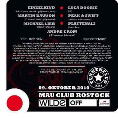 FUNKENFLUG XXI – OFF LABELNIGHT Flyer