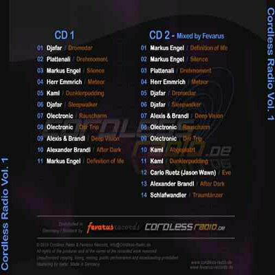 Unsere Cordless Radio CD Vol. 1 - Back Cover